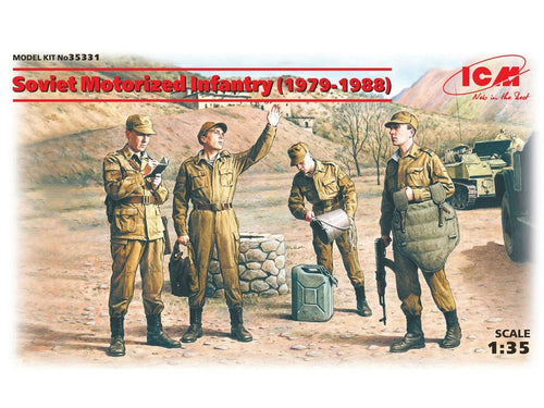 ICM 35331 Soviet Motorized Infantry (1979-1988) 1:35 Scale Model Kit MIN35331 ICM