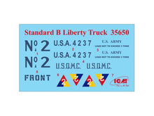 Load image into Gallery viewer, ICM 35653 Standard B &quot;Liberty&quot; Truck with Figures 1:35 Scale Model Kit ICM35653 ICM
