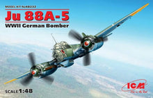 Load image into Gallery viewer, ICM 48232 Ju 88A-5 WWII German Bomber 1:48 Scale Model Kit ICM48232 ICM
