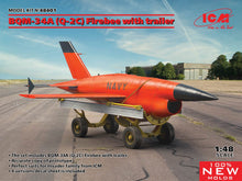 Load image into Gallery viewer, ICM 48401 BQM-34A (Q-2C) Firebee with trailer 1:48 Scale Model ICM48401 ICM
