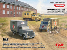 Load image into Gallery viewer, ICM DS3523 &#39;Sankas&#39; WWII Wehrmacht Ambulance Trucks 1:35 Scale Model Kit ICMDS3523 ICM
