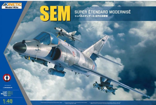 Kinetic 48140 SuE Super Etendard Modernise 1:48 Scale Model Kit KI48140 Kinetic