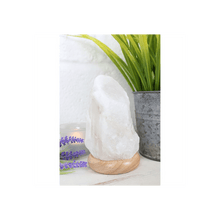 Load image into Gallery viewer, Large White USB Colour Changing Salt Lamp S03720189 N/A
