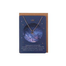 Load image into Gallery viewer, Leo Zodiac Necklace Card S03721996 N/A

