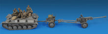 Load image into Gallery viewer, MiniArt 35039 German Artillery Tractor T-70(r) AND 7,62cm FK 288(r) w/Crew 1:35 Scale Model Kit MIN35039 MiniArt
