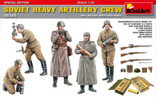 Load image into Gallery viewer, MiniArt 35185 Heavy Artillery Crew 1:35 Scale Model Kit MIN35185 MiniArt
