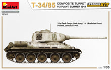 Load image into Gallery viewer, MiniArt 35301 T-34/85 Tank Composite Turret 112 Plant Summer 1944 with Interior 1:35 Scale Model Kit MIN35301 MiniArt

