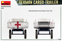 Load image into Gallery viewer, MiniArt 35320 German Cargo Trailer 1:35 Scale Model Kit MIN35320 MiniArt
