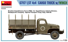 Load image into Gallery viewer, MiniArt 35389 G7117 1.5T 4x4 Cargo Truck with Winch 1:35 Scale Model Kit MIN35389 MiniArt
