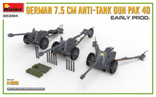 Load image into Gallery viewer, MiniArt 35394 German 7.5 cm Anti-Tank Gun PaK 40 early prod 1:35 Scale Model Kit MIN35394 MiniArt
