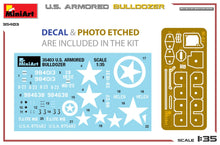 Load image into Gallery viewer, MiniArt 35403 U.S. Armoured Bulldozer 1:35 Scale Model Kit MIN35403 MiniArt
