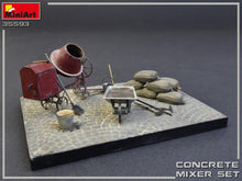 Load image into Gallery viewer, MiniArt 35593 Concrete Mixer Set 1/35 Scale Model Kit MIN35593 MiniArt
