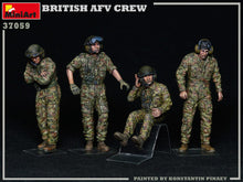 Load image into Gallery viewer, MiniArt 37059 British AFV Crew 4 Figures 1/35 Scale Kit MIN37059 MiniArt
