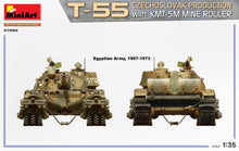 Load image into Gallery viewer, MiniArt 37092 T-55 Czechoslovak Production with KMT-5M Mine Roller 1:35 Scale Model Kit min37092 MiniArt
