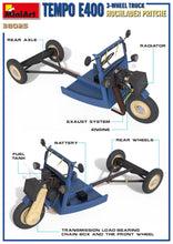 Load image into Gallery viewer, MiniArt 38025 Tempo E400 Hochlader Pritsche 1:35 Scale Model Kit MIN38025 MiniArt
