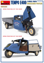 Load image into Gallery viewer, MiniArt 38025 Tempo E400 Hochlader Pritsche 1:35 Scale Model Kit MIN38025 MiniArt
