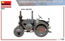 Load image into Gallery viewer, Miniart 38033 German Industrial Tractor D8511 Mod. 1936 with Cargo Trailer 1:35 Scale Model Kit MIN38033 MiniArt
