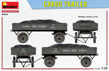 Load image into Gallery viewer, MiniArt 38043 German Cargo Trailer 1:35 Scale Model Kit MIN38043 MiniArt
