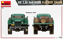 Load image into Gallery viewer, MiniArt 38056 US 1.5t 4×4 G506 Flatbed Truck 1:35 Scale Model Kit MIN38056 MiniArt
