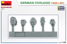 Load image into Gallery viewer, MiniArt 38075 German Civilians 1930-40s with Resin Heads 1:35 Scale MIN38075 MiniArt
