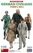 Load image into Gallery viewer, MiniArt 38075 German Civilians 1930-40s with Resin Heads 1:35 Scale MIN38075 MiniArt

