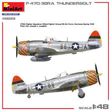 Load image into Gallery viewer, MiniArt 48029 P-47D-30RA Thunderbolt Advanced Kit 1:48 Scale Model Kit MIN48029 MiniArt

