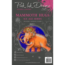 Load image into Gallery viewer, Pink Ink Designs Ice Age Series Collection A5 (6x8in) Clear Stamp Set Mammoth Hugs Pink Ink
