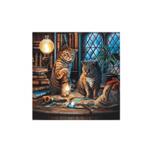 Load image into Gallery viewer, Purrlock Holmes Light Up Canvas Plaque by Lisa Parker S03720128 N/A
