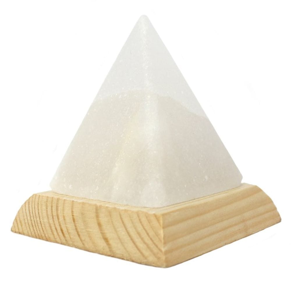 Pyramid White USB Salt Lamp S03720139 N/A
