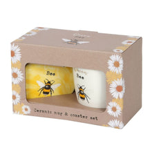 Load image into Gallery viewer, Queen Bee Ceramic Mug and Coaster Set S03720669 N/A
