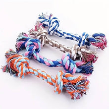 Load image into Gallery viewer, Random Colour Double Sided Teeth Cleaning Rope Pet Dog Toy AY24182 Unbranded
