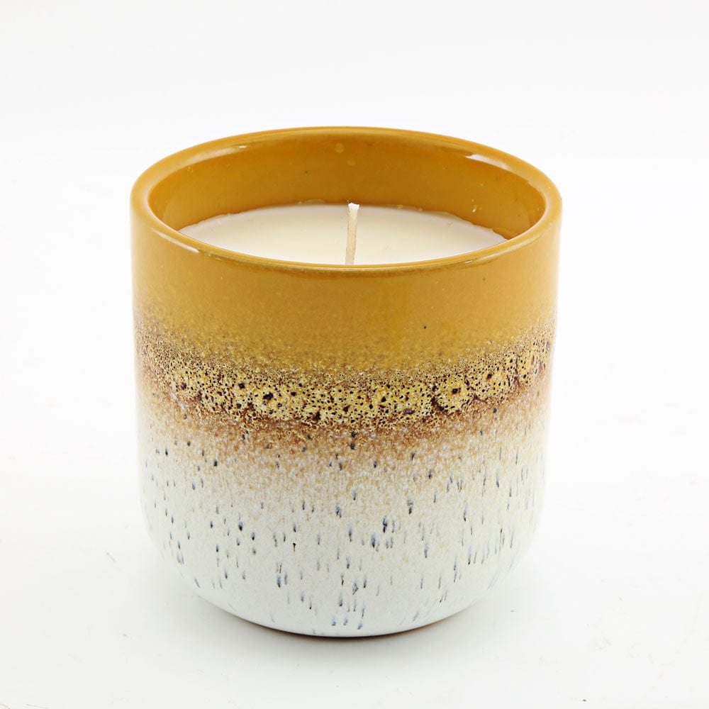 Reactive Glaze Abstract Candle 9cm AB0019 Unbranded