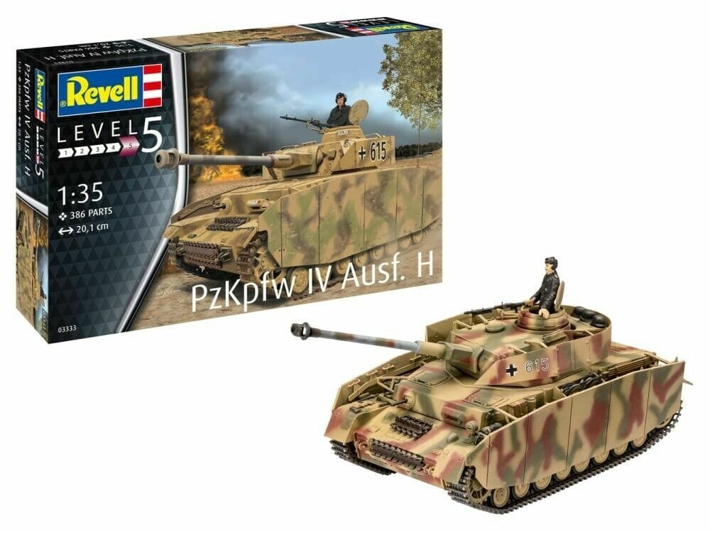 Revell 03333 Panzer IV Ausf H Tank 1:35 Scale Model Kit REV03333 Revell
