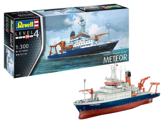 Revell 05218 German Research Vessel Meteor 1:300 Scale Model Kit REV05218 Revell