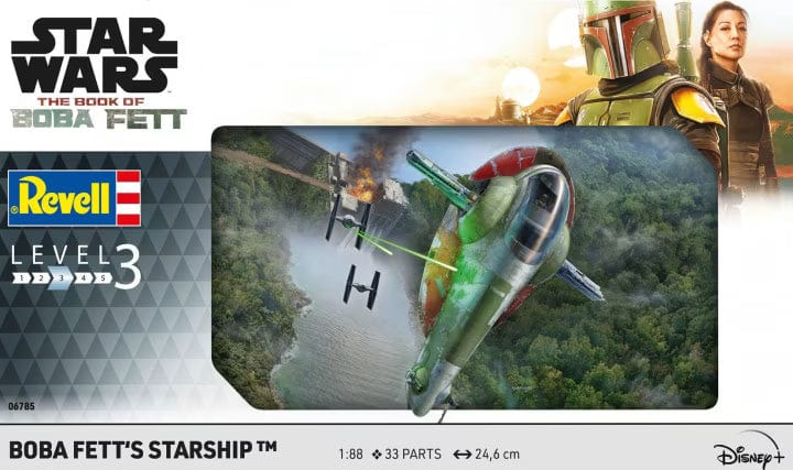 Revell 06785 The Book of Boba Fett Boba Fett’s Starship 1:88 Scale Model REV06785 Revell