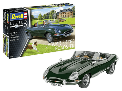 Revell 07687 Jaguar E-Type Roadster 1:24 Scale Model Kit REV07687 Revell