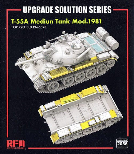 Ryefield 2056 T-55A Medium Tank Mod. 1981 Upgrade parts set for RM-5098 1:35 Scale RM2056 Ryefield