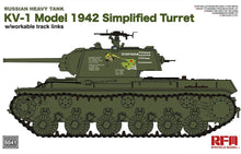 Load image into Gallery viewer, Ryefield 5041 Russian Heavy Tank KV-1 Model 1942 Simplified Turret 1:35 Scale Model Kit RM5041 Ryefield
