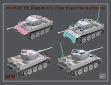 Load image into Gallery viewer, Ryefield 5071 VK45.01(H) (Fgsl.Nr.V1) Tiger Experimental Series 1:35 Scale Model Kit RM5071 Ryefield
