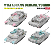 Load image into Gallery viewer, Ryefield 5106 M1A1 Abrams Ukraine/Poland 2in1 Limited Edition 1:35 Scale Model Kit RM5106 Ryefield
