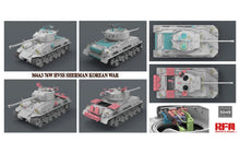 Load image into Gallery viewer, Ryefield RM5049 M4A3 76W HVSS Sherman Korean War 1:35 Scale Model Kit RM5049 Ryefield
