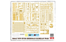 Load image into Gallery viewer, Ryefield RM5049 M4A3 76W HVSS Sherman Korean War 1:35 Scale Model Kit RM5049 Ryefield

