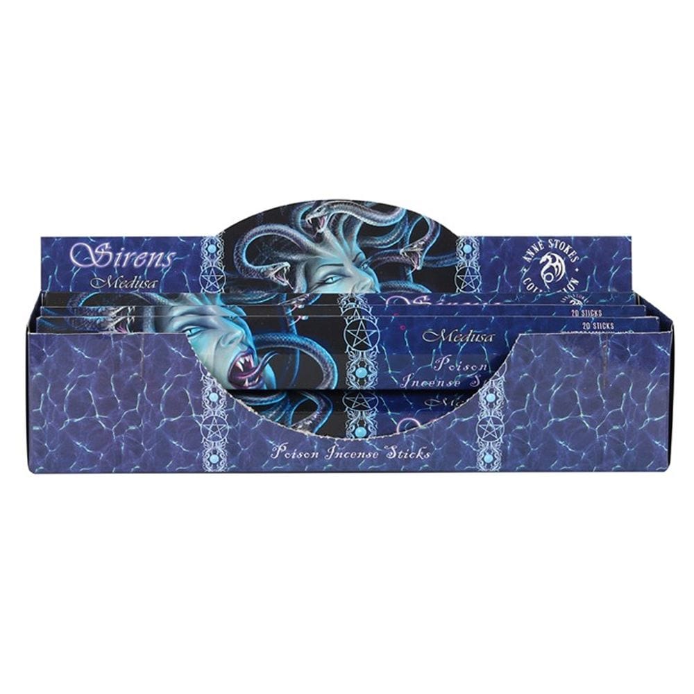 Set of 6 Packets Medusa Poison Incense Sticks by Anne Stokes S03720354 N/A