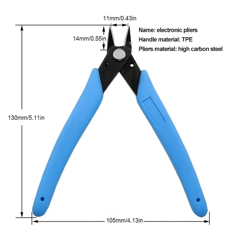 Side Cutters for Craft Jewellery Plastic Model Kits, Electrical, Wire Cutter 130mm Length Unbranded