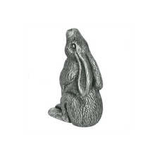 Load image into Gallery viewer, Silver Terracotta Moon Gazing Hare Garden Ornament S03721703 N/A
