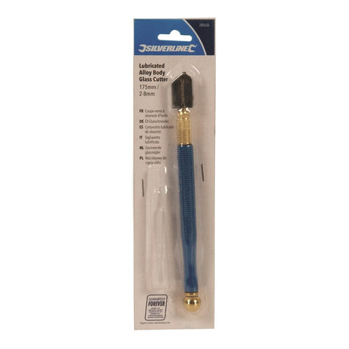 Silverline 282636 Lubricated Alloy Body Glass Cutter 282636 Harbourside Gifts