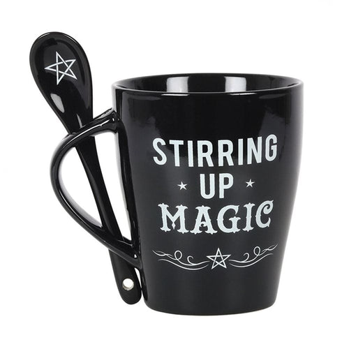 Stirring Up Magic Mug and Spoon Set S03720133 N/A