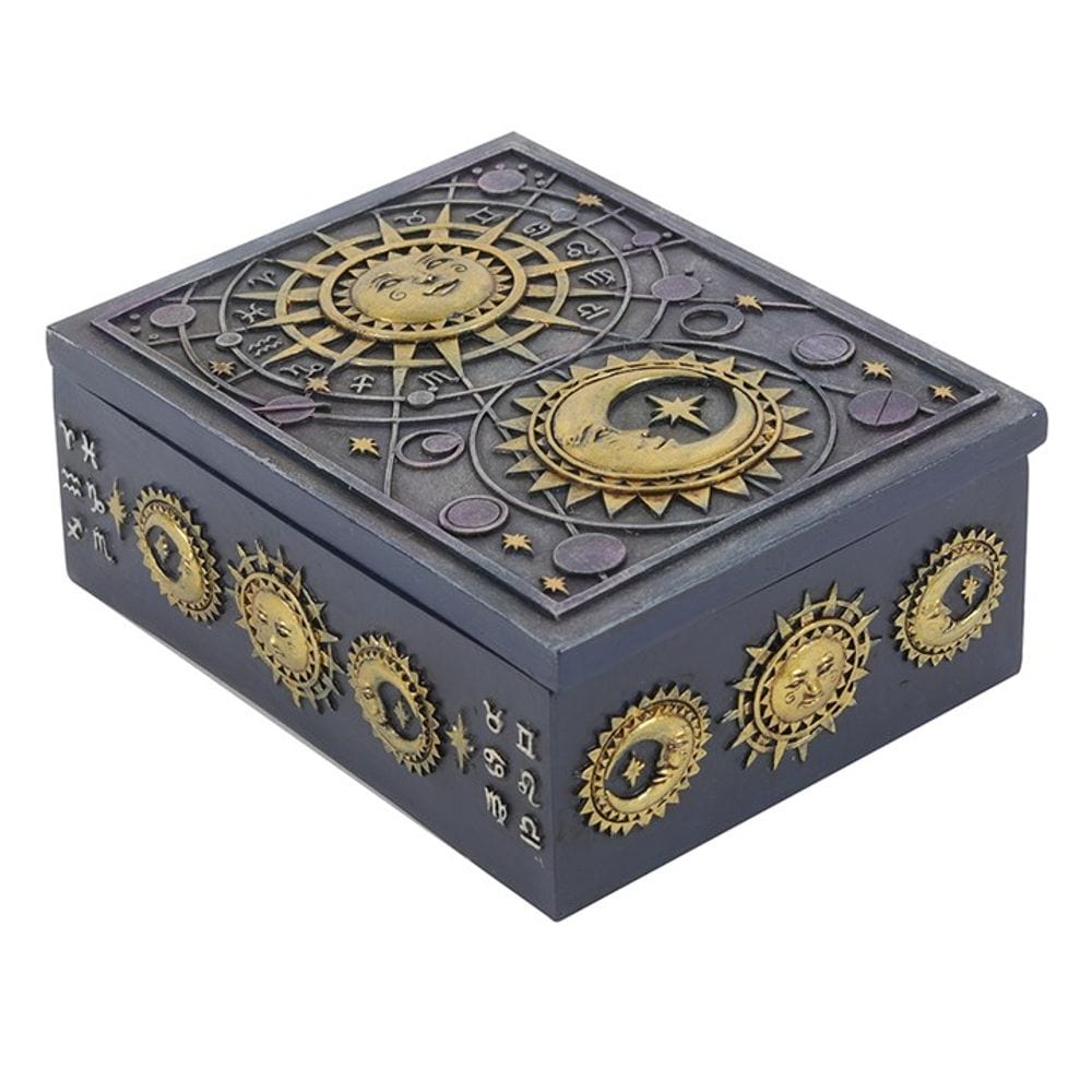 Sun and Moon Resin Storage Box S03720190 N/A