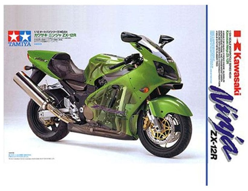 Tamiya 14084 Kawasaki Ninja ZX-12R 1/12 Scale Model Motorcycle Tamiya