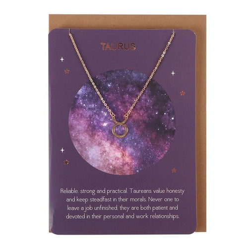 Taurus Zodiac Necklace Card S03722164 N/A